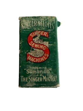 Vintage Singer Sewing Machine Needles No. 22 Nickel Finish with Original Needles